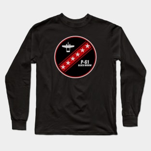 P-61 Black Widow Patch Long Sleeve T-Shirt